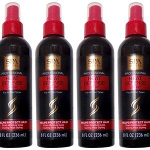 Spa Luxury Heat Defense Hair Spray-Protect & Shine Mist 8oz (Set of 4)